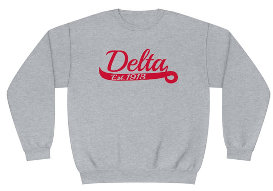 Delta Est.1913 Crewneck Sweatshirt Grey Delta Sigma Theta