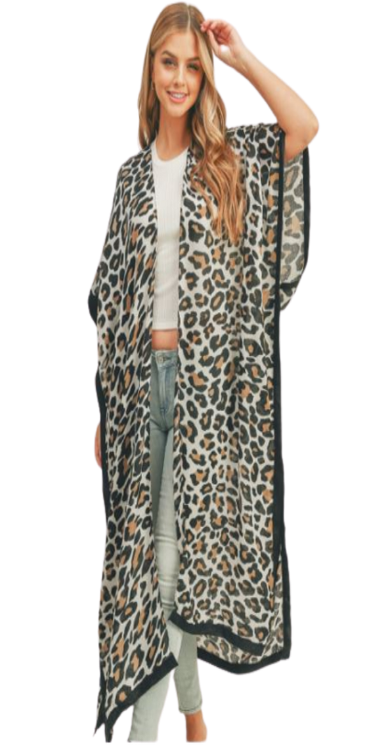 Leopard Kimono 