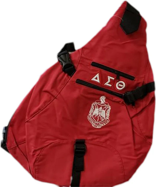 Delta Sigma Theta Crimson Sling Crossbody Bag