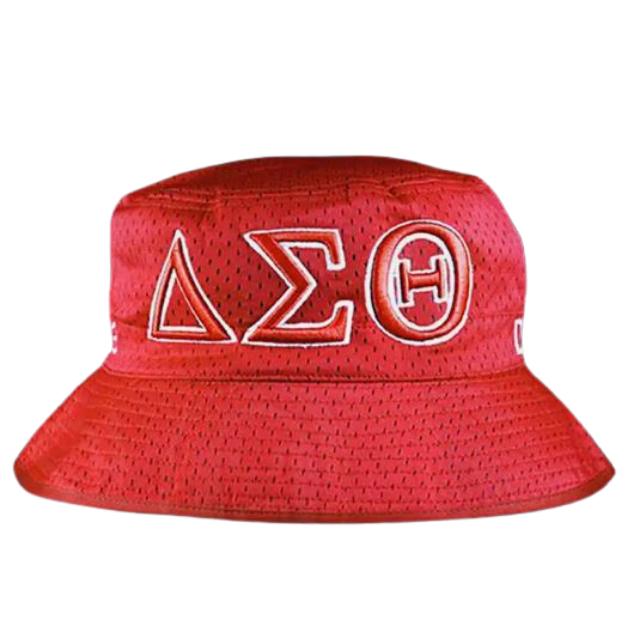 Delta Sigma Theta Embroidered Bucket Hat