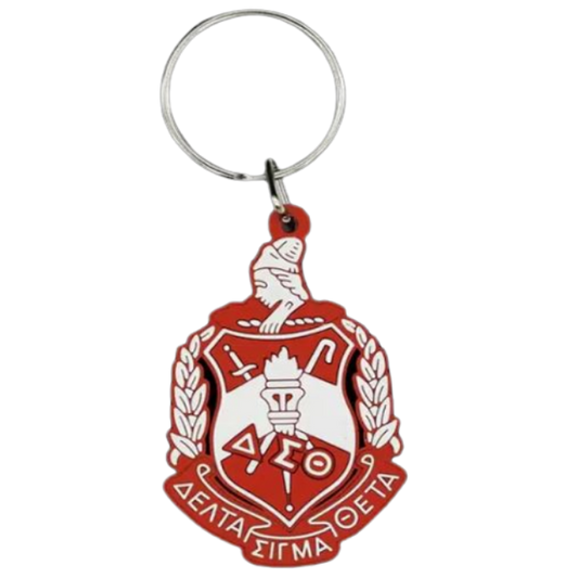 Delta Sigma Theta Crest key chain