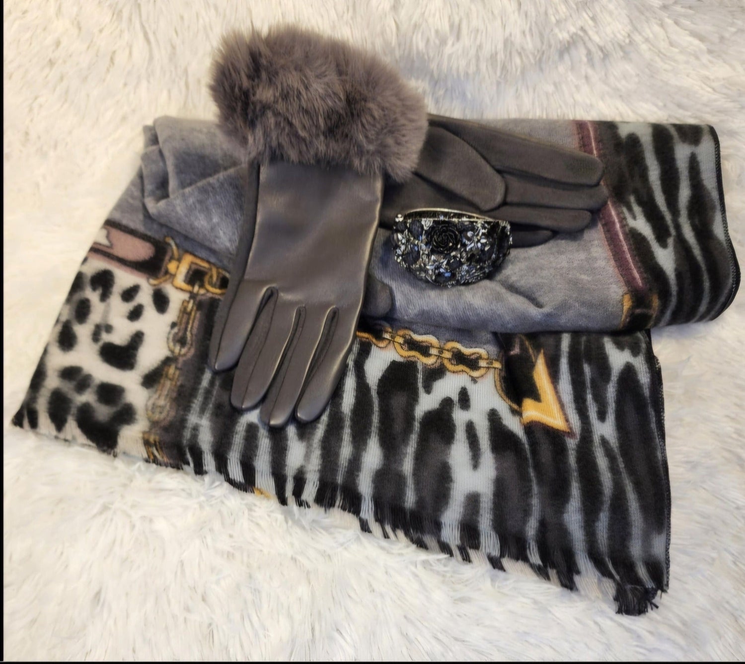 Luxury Gloves & Elegant Scarves Collection