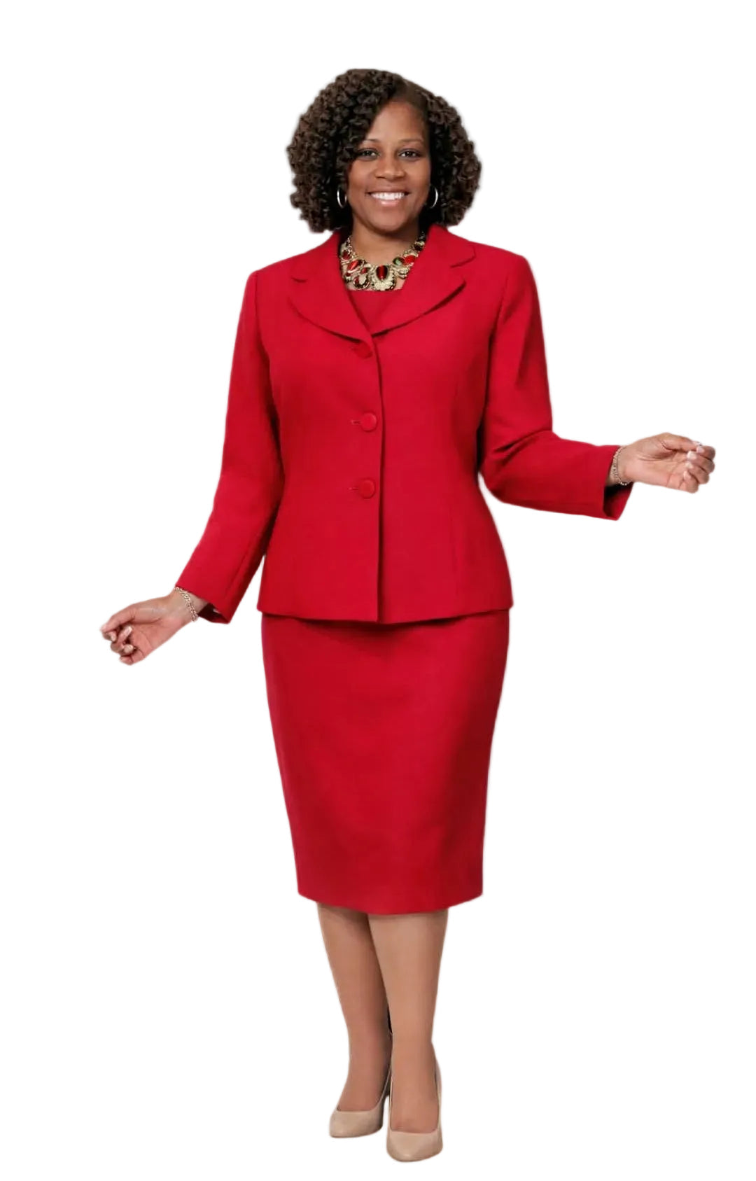 Red Lily & Taylor 2 pc Skirt Suit