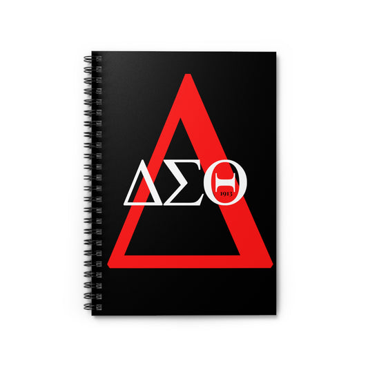 Delta Sigma Theta Spiral Notebook - Ruled Line