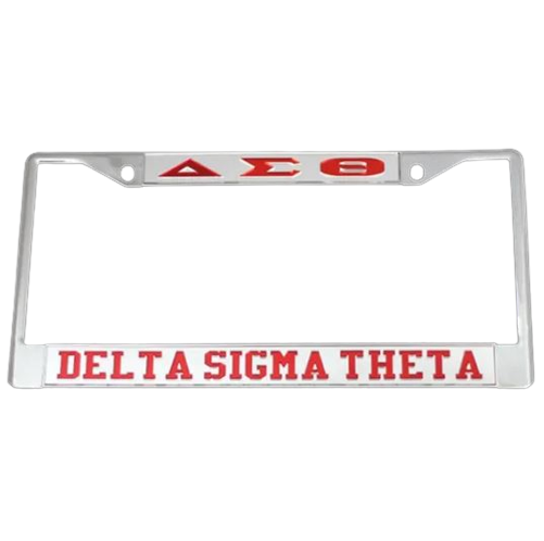 DST LP Silver Frame w/Red Letters