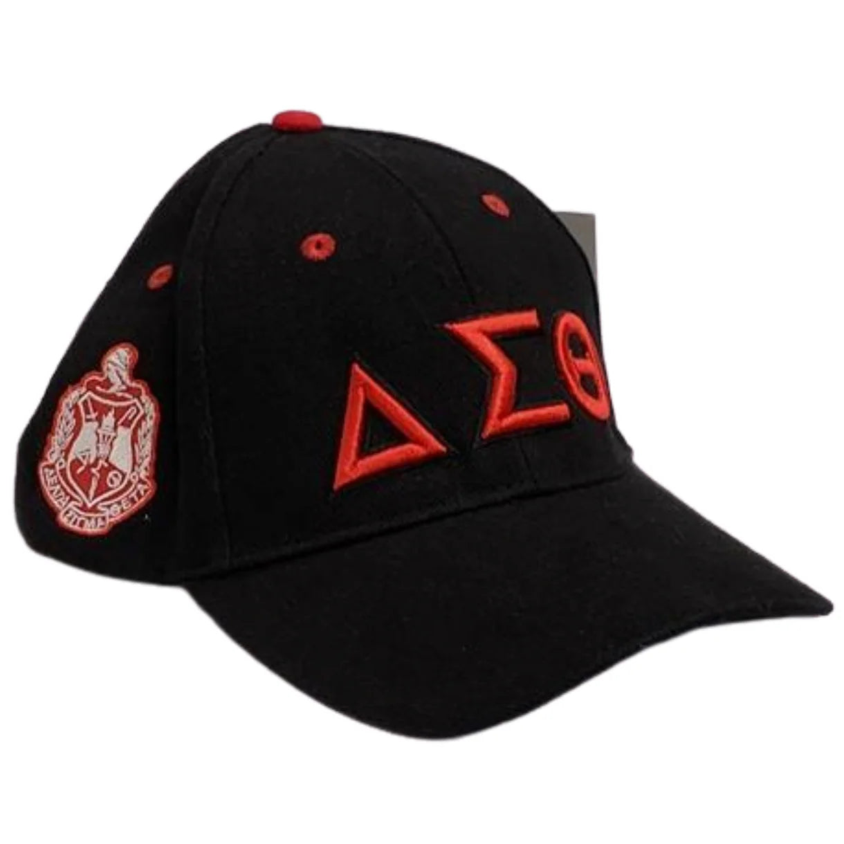Delta Sigma Theta Black Embroidered Baseball Cap