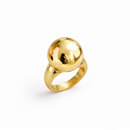 Gold Dome Statement Ring