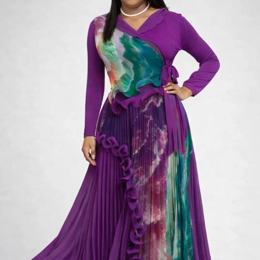 Textured Zip-Up Jacket with Contrast Sleeves