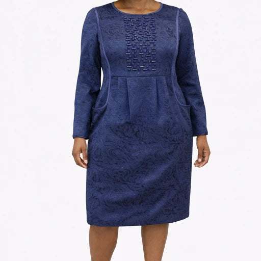 Textured Zip-Up Jacket with Contrast Sleeves