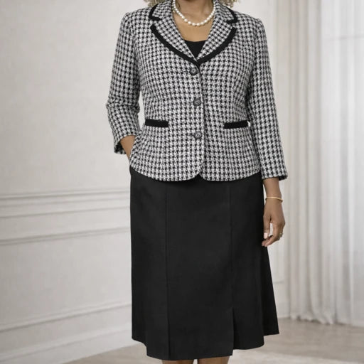 Textured Zip-Up Jacket with Contrast Sleeves