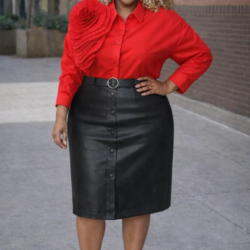 Textured Zip-Up Jacket with Contrast Sleeves