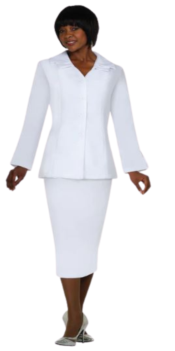 White Two-Piece Usher Suit