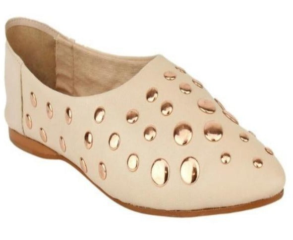 Blush Studded Copper Flat