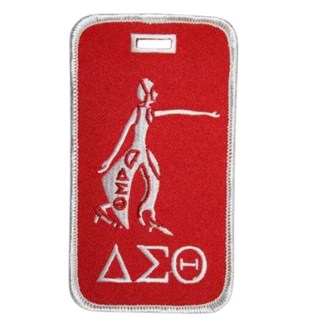 Delta Sigma Theta Lady Fortitude Luggage Tag