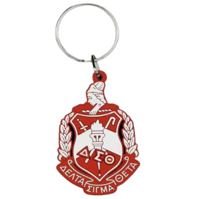 Delta Sigma Theta Crest key chain