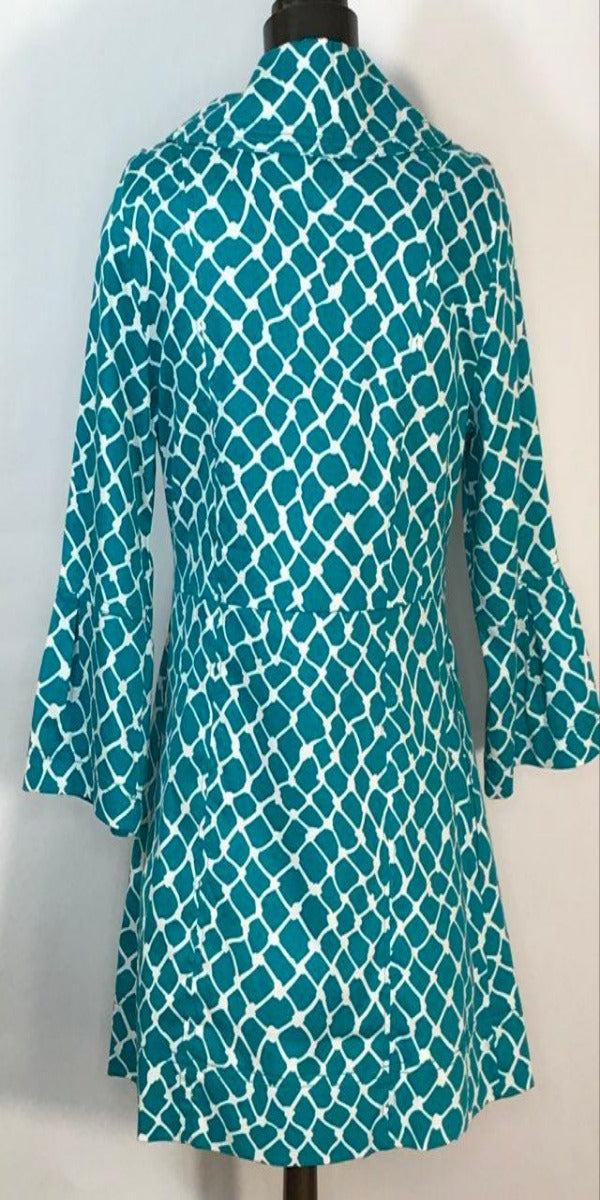 Teal and White Jacket