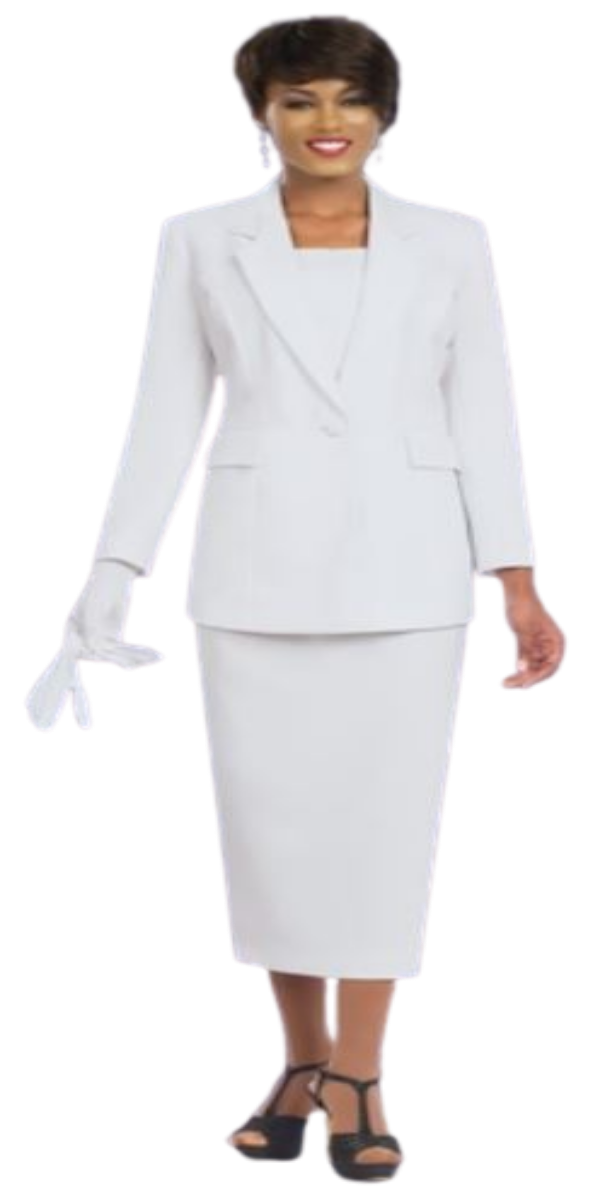 White two piece Usher Suit
