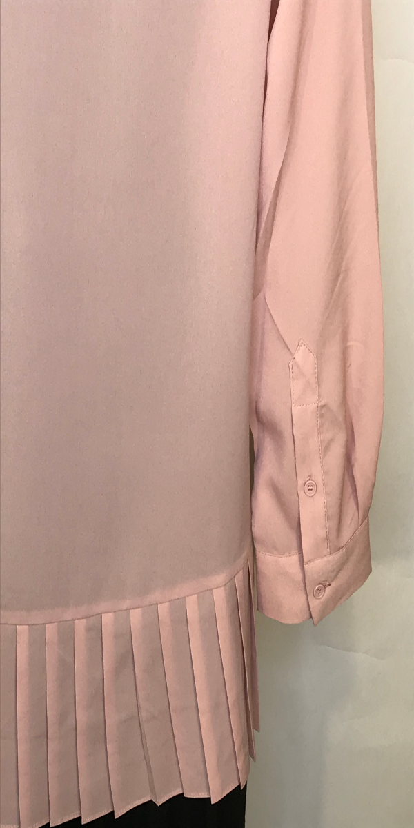 Blush Crepe Blouse