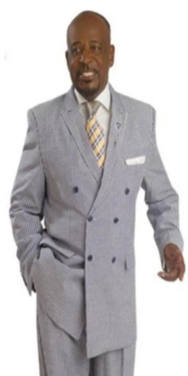 Mens Denim Double Breasted suit
